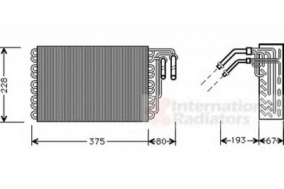 VAN WEZEL 3000v020 -  Испаритель, кондиционер